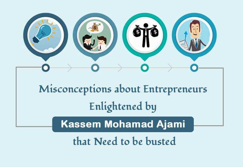 Misconceptions About Entrepreneurs Enlightened By Kassem Mohamad Ajami That Need To Be Busted